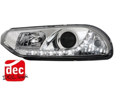Phares Alfa Romeo 156 LED Yeux du Diable Dayline chrome
