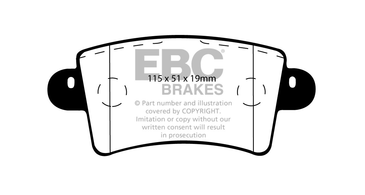 EBC Brakes NISSAN BEDRIJFSWAGEN Interstar 1.9 D 2002-.. Remblokk