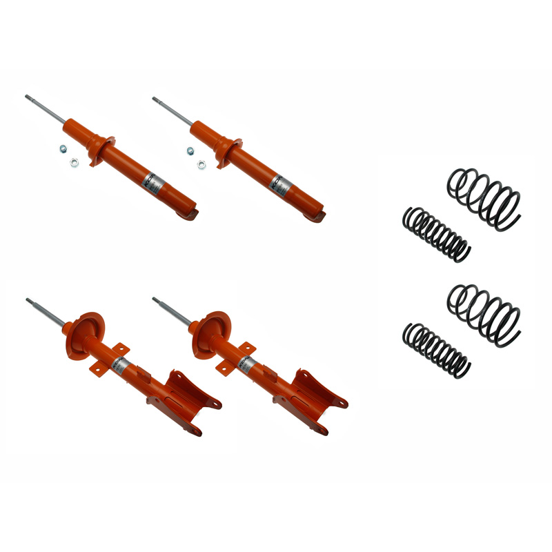 KONI STR.T Kit sur mesure pour Alfa Romeo 147 1.6TS/2.0TS/1.9JTD(M) / GT Coupé (excl. 3.2 V6) 2004-2010 - 35/35mm - AV-Charge 981kg- (1120-3602)
