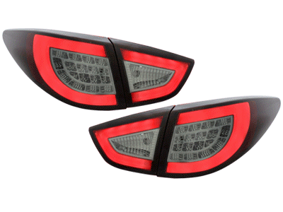 Taillights Hyundai Tuscon IX35 with Lightbar and LED 09- red/S