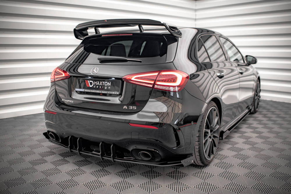 Diffuser met Canards Street Pro Mercedes A35 AMG W177 Maxton