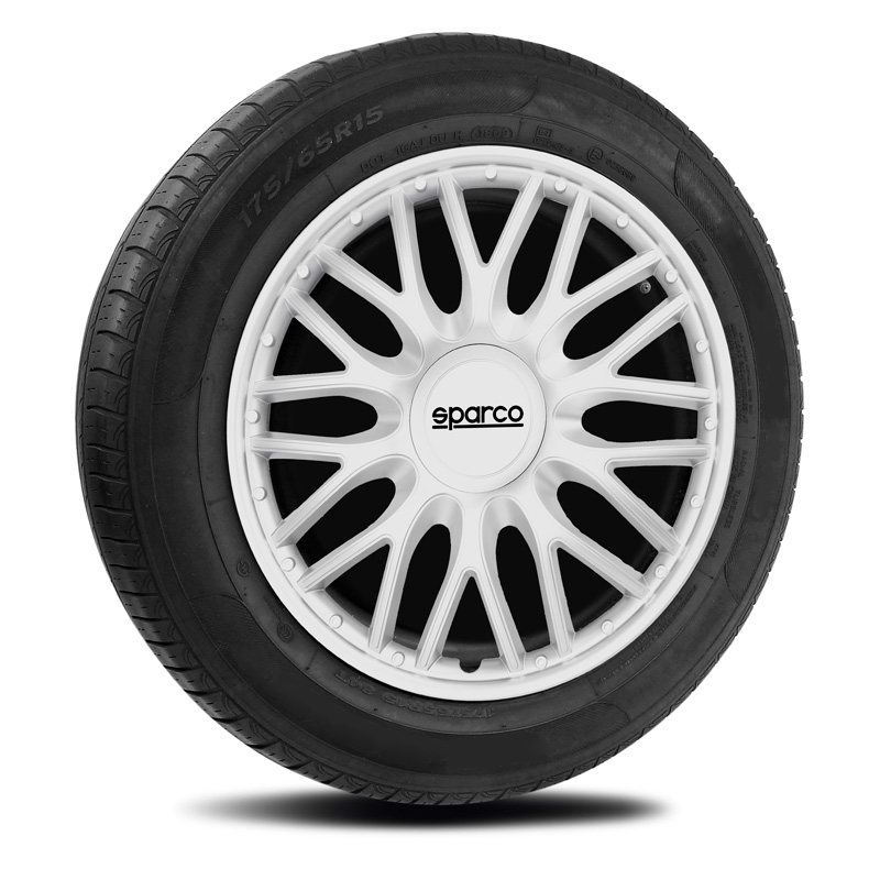 Sparco Enjoliveurs Roma - 14-pouces - Argent - Set de 4 pièces
