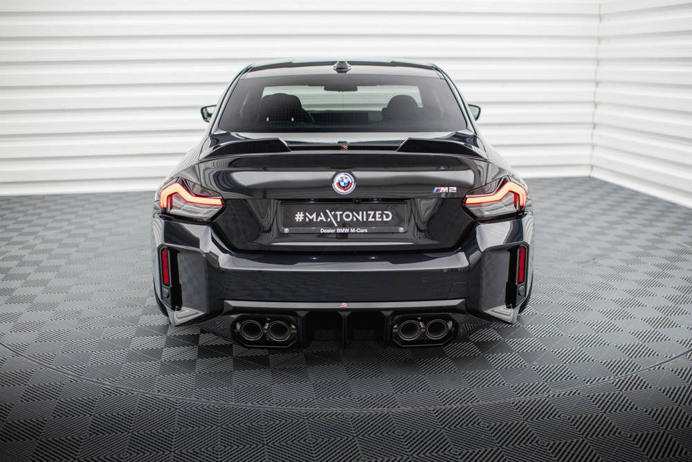 Diffuser V.2 BMW M2 G87 Maxton Glans Zwart