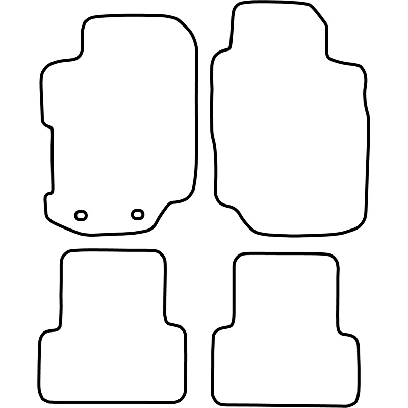Set de tapis de sol sur mesure pour Ford Escort 1995-1997
