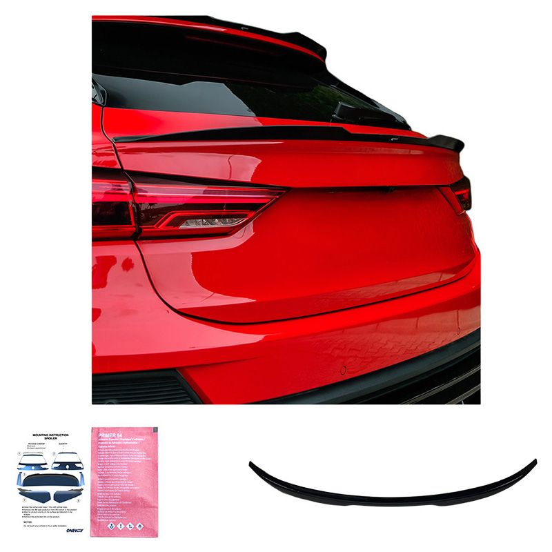 Oneway Becquet arrière sur mesure pour Audi Q3 (F3N) Sportback 2019-2025 incl. S-Line/RSQ3 - Noir brillant