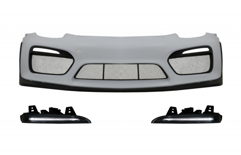 Voorbumper met DRL LED geschikt voor Porsche Cayman 981C & Boxster 981