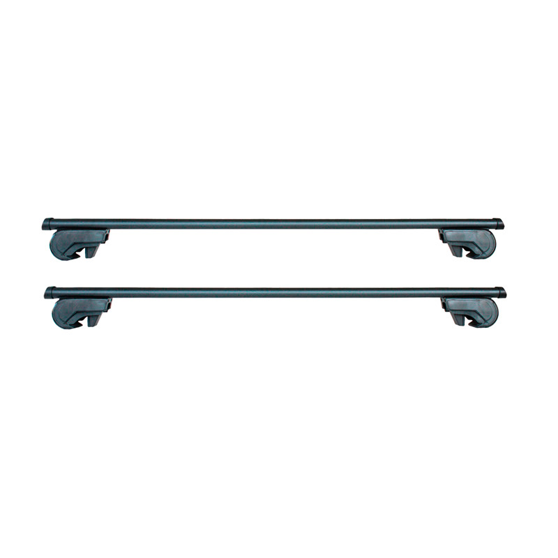 Jeu de barres de toit Twinny Load Acier S51 sur mesure pour Audi/BMW/Dacia/Fiat/Ford/Seat/Skoda/VW/Volvo (pour voitures avec barres longitudinales ouvertes)