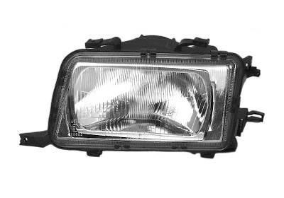 koplamp, H4, rechts, geen Coupe/Cabrio Audi 80, 1991-1994