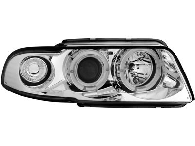 Phares Audi A4 95-99 Angel Eyes chrome