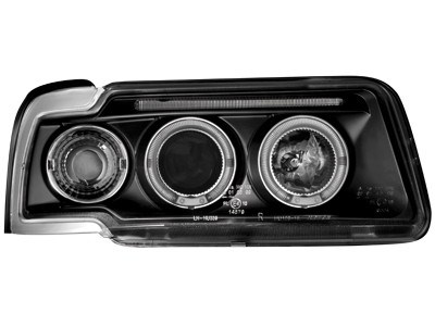 Audi 80 Phares avec Angel Eyes rings