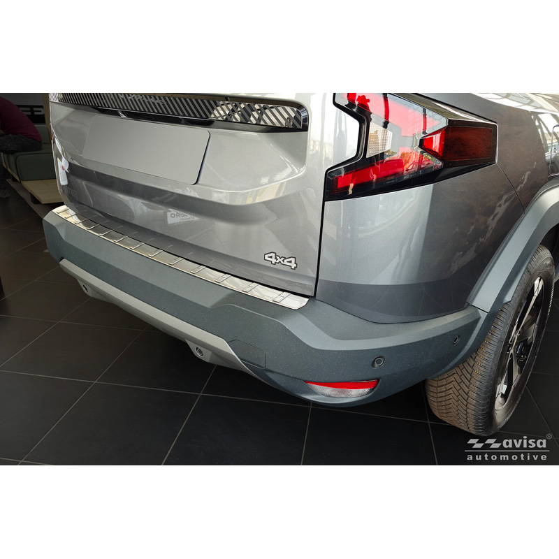 Avisa Protection de seuil arrière inox sur mesure pour Dacia Bigster 2024- 'Ribs'