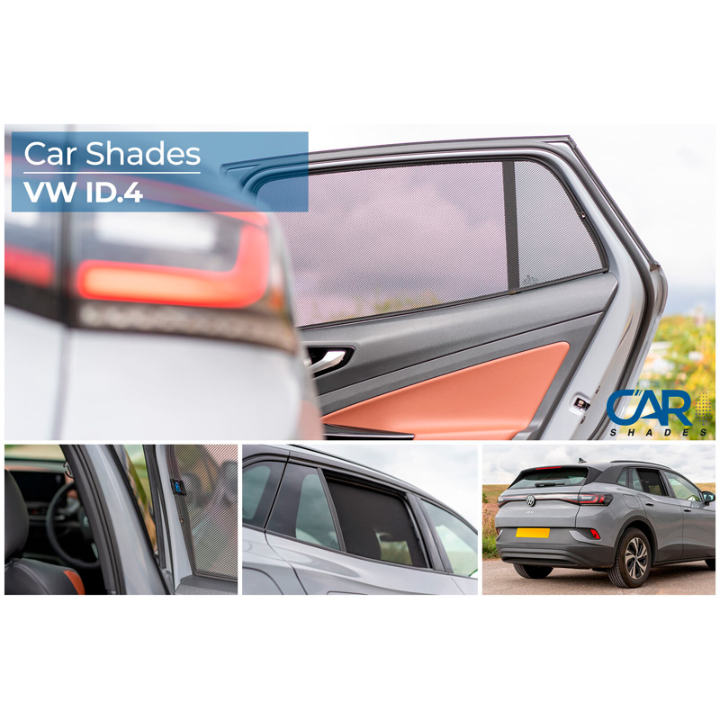 Set de Car Shades (portes arrières) sur mesure pour Volkswagen ID.4 2020- (2-pièces)