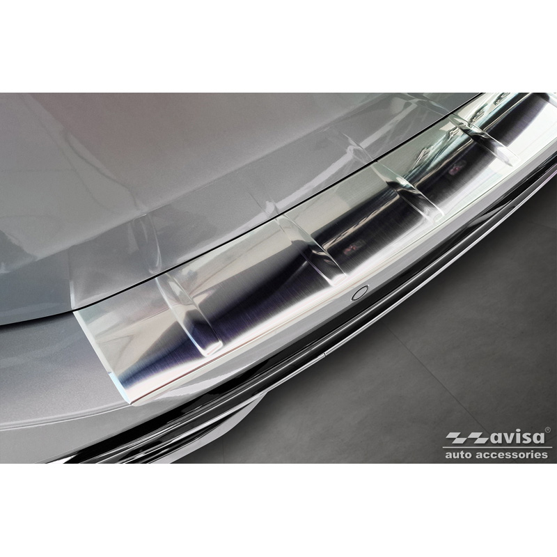 Protection de seuil arrière inox sur mesure pour Volkswagen Passat Variant (CJ5) 2023- 'Ribs'