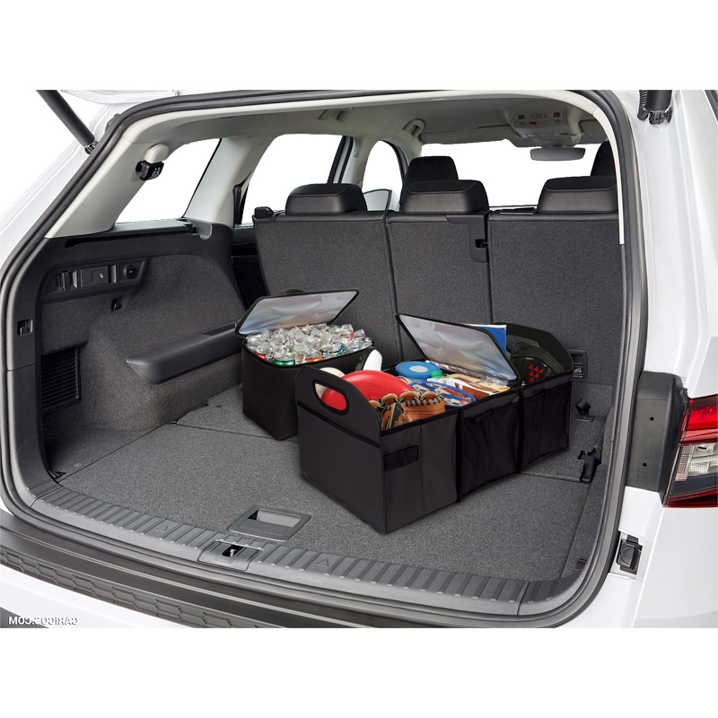 Comfortline Organisateur de coffre/bagage pliable - Noir - incl. case de refroidir