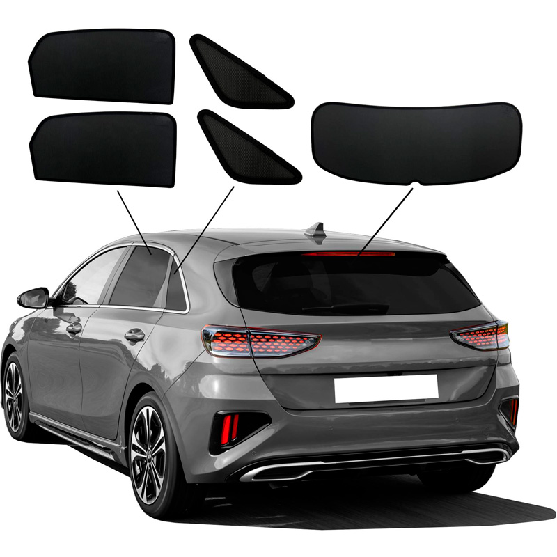 SunClip Protection visuelle & solaire sur mesure pour Kia Cee'd (CD) HB 5-portes 2018-