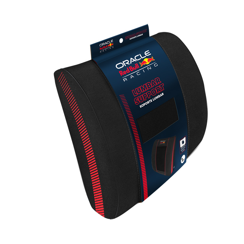 Red Bull Oracle Coussin de soutien lombaire universel - 1 pièce - Noir/Rouge