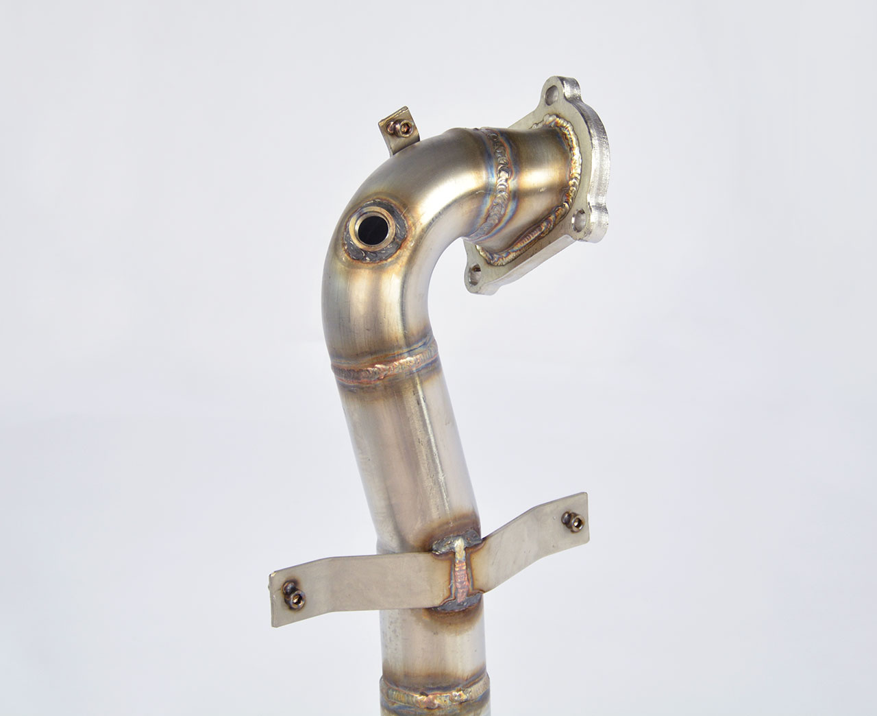 595 ABARTH 1.4T "Pista" (160 Hp) (Ø65 with valve) 2016 Turbo downpipe kit (Replaces catalytic conver