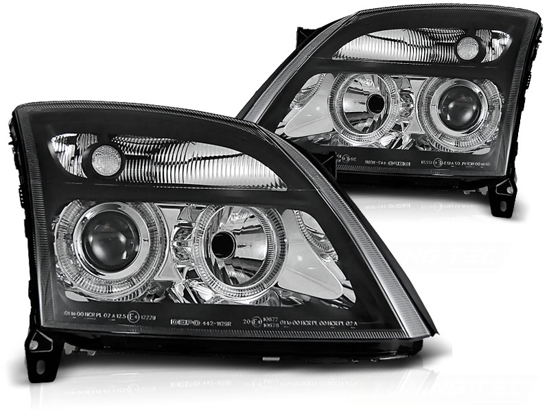 Phares Opel Vectra C/Signum Angel Eyes noire