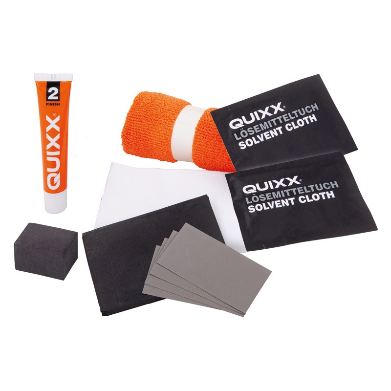 Quixx Stone Chip Repair Kit / Kit de réparation des impacts de gravillons - Universel - sans stylo à peinture