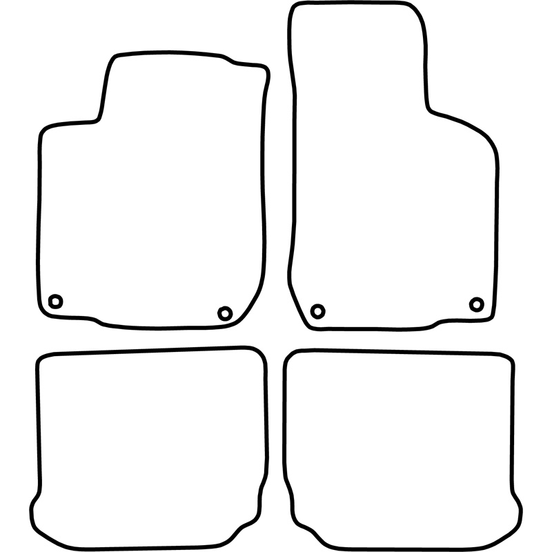 Set de tapis de sol sur mesure pour Volkswagen Bora 1998-2005