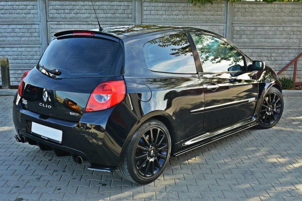 Zijdiffusers Renault CLIO RS MK3 Glans zwart