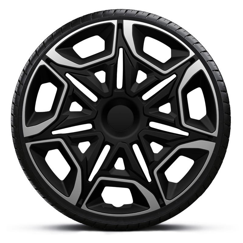 Jeu d'enjoliveurs Varido 16-inch argent/noir