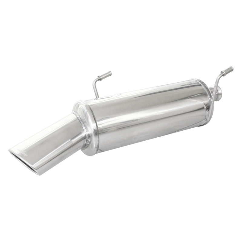 100% Inox Échappement Sport sur mesure pour Peugeot 206 CC 1.6 (109cv) 2000- 120x80mm