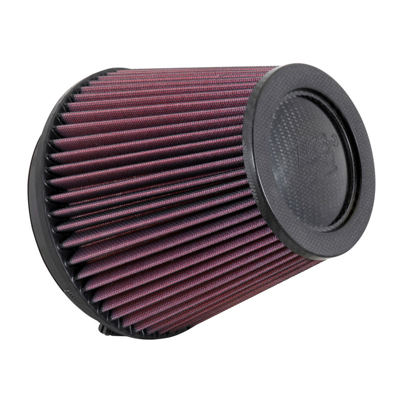 K&N Filtre à Air universel - Capot en fibre de carbone - 152mm raccord, 191mm base, 127mm du haut, 152mm hauteur (RP-5168)