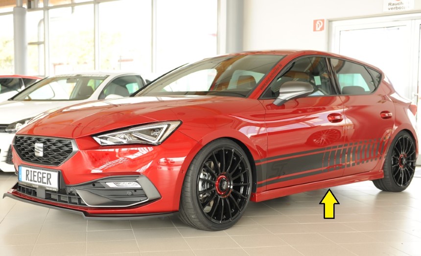 Zijskirts Seat Leon KL Rieger