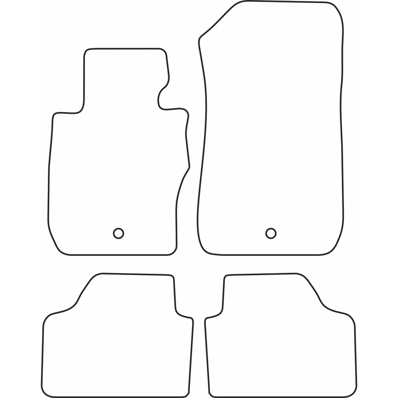 Set de tapis de sol sur mesure pour BMW X1 E84 2009-2015
