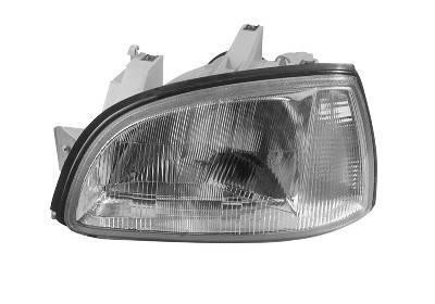 koplamp, H4, links, 05/1996-Renault Clio, 1990-1998