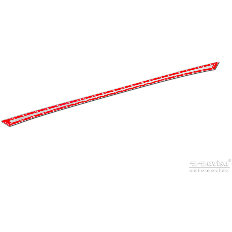 Avisa Revêtement d'habillage du hayon du coffre inox brossé sur mesure pour BMW X3 (G45) 2024- excl. M-Sport