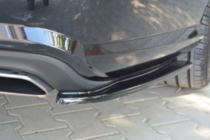 Achter zijskirts Mercedes CLS W218 AMG-Line Maxton Design glans zwart