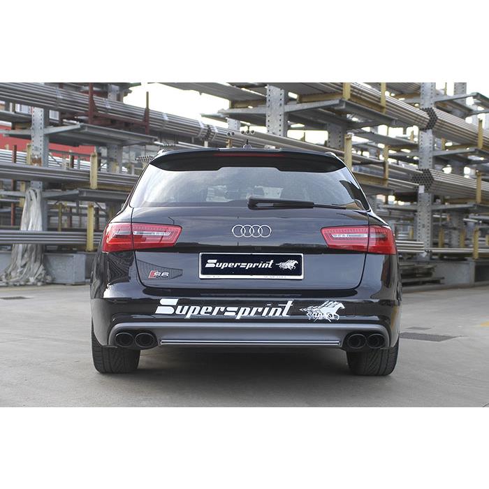 AUDI A6 C7 4G (Sedan + Avant) QUATTRO 3.0 TFSI V6 (300 Hp) 2011 -> 2012 ("Cat.- Back" system) Rear p