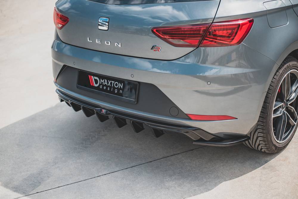 Diffuser Seat Leon Mk3 FR Facelift Glans Zwart