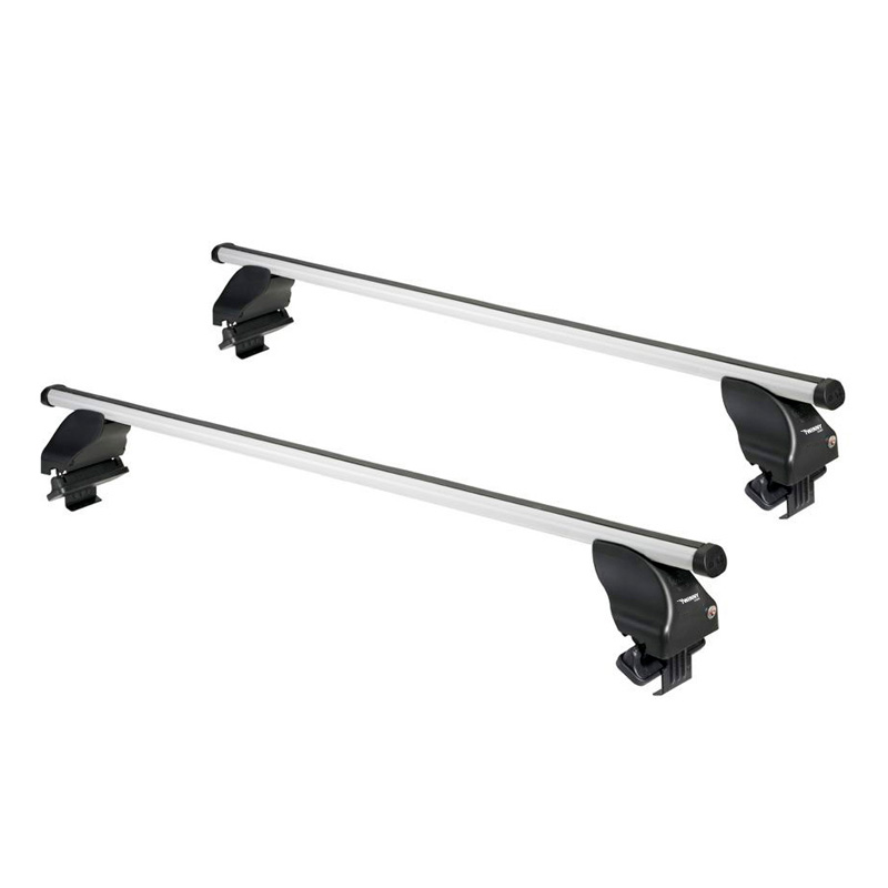 Jeu de barres de toit Twinny Load Aluminium A19 semi fit (pour voitures sans barres longitudinales d'origine)