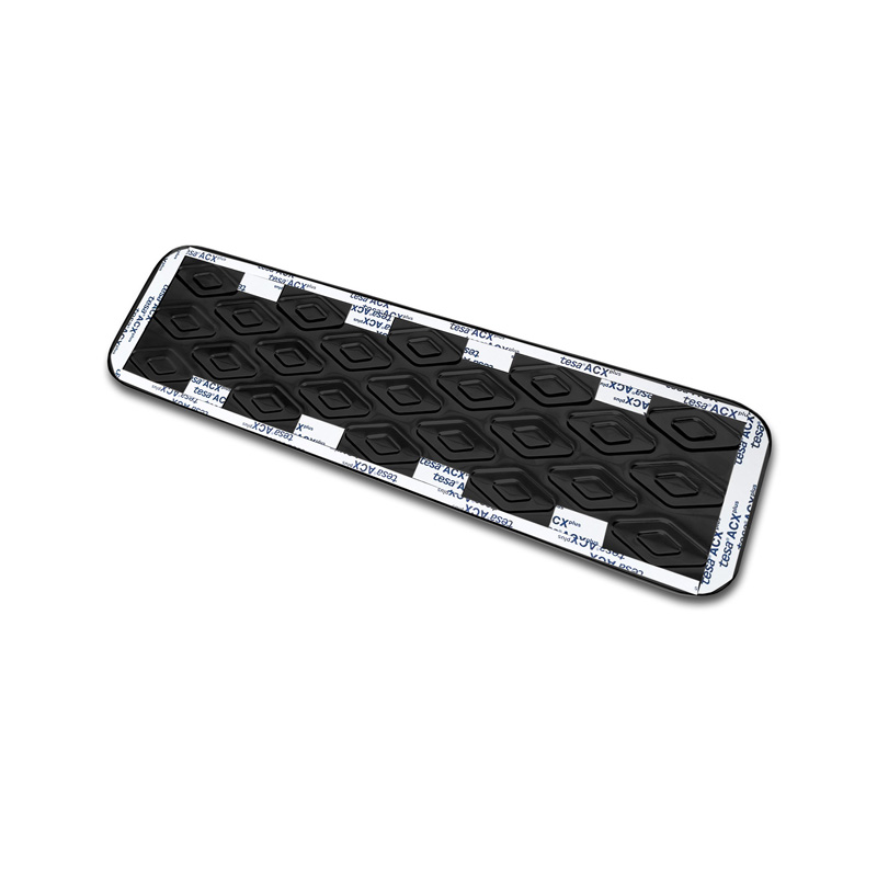 Seuils de portes inoxydable noir sur mesure pour Volkswagen ID.Buzz 2022- 2-pièces