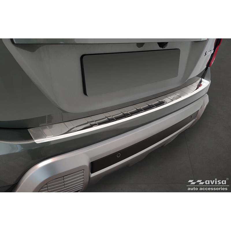 Protection de seuil arrière inox sur mesure pour SsangYong Torres (J100) 2022- 'Ribs'