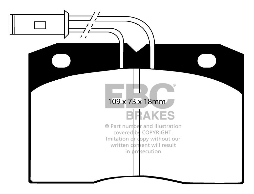 EBC Brakes IVECO BEDRIJFSWAGEN Daily (90-96) 32.9 90-96 Remblokk