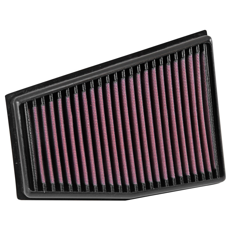 K&N Filtre à air de remplacement sur mesure pour Audi A4, A5 (2013), RS4, RS5 V8 4.2 2013-2015, droit (33-3032)