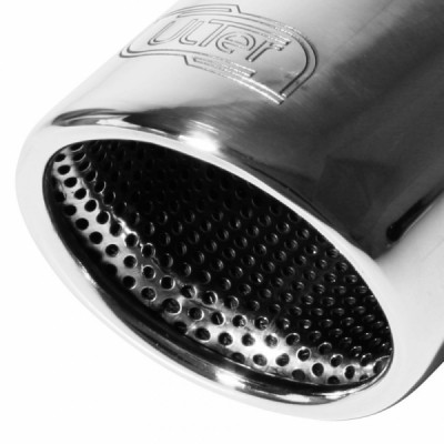 Einddemper duplex Citroen C2 VTR/VTS 2004-2013 RVS eindstuk 90mm