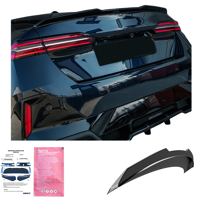 Oneway Becquet arrière sur mesure pour BMW Serie-5 G60 Sedan 2023- incl. i5 - Noir brillant