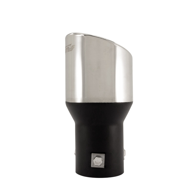Simoni Racing Embout d'Échappement Rond/Oblique Inox - Ø90xL175mm - Montage ->57mm