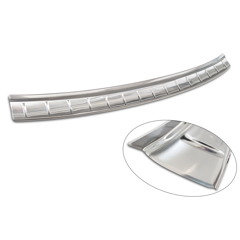 Protection de seuil arrière inox sur mesure pour Polestar 2 2019-2023 & Facelift 2023- 'Ribs'
