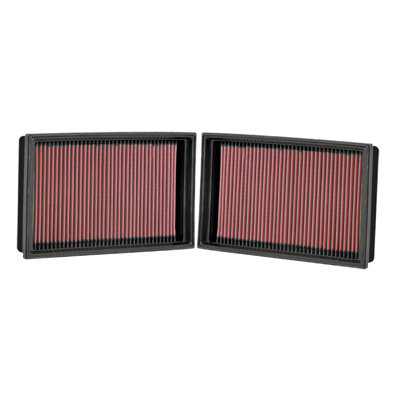 K&N Filtre à air de remplacement sur mesure pour BMW 750/760 USA 2007-2008 (ensemble de 2 pièces) (33-2410)