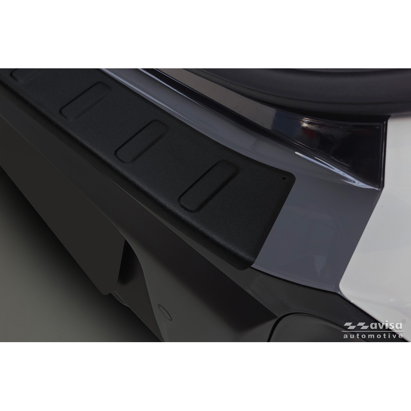 Avisa Protection de Seuil de Coffre Acier Inox sur mesure pour Hyundai Inster 2024- - Noir Mat