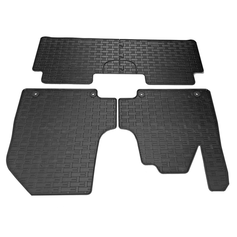 Set tapis de caoutchouc sur mesure pour Hyundai Ioniq 5 (NE) 2020- (3-pièces + points de fixage)