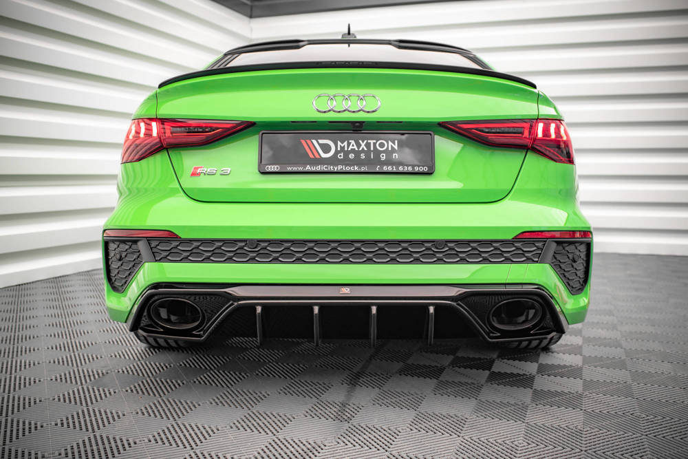 Diffuser Audi RS3 8Y Maxton Glans Zwart