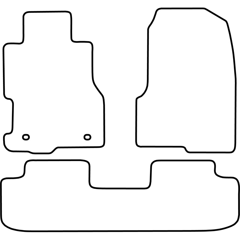 Set de tapis de sol sur mesure pour Honda Civic 3 portes 2001-2004