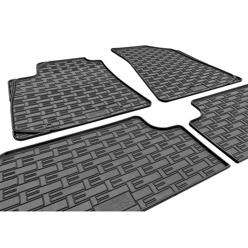 Set tapis de caoutchouc sur mesure pour Hyundai e-Kona II (EV) 2023- (4-pièces + points de fixage)
